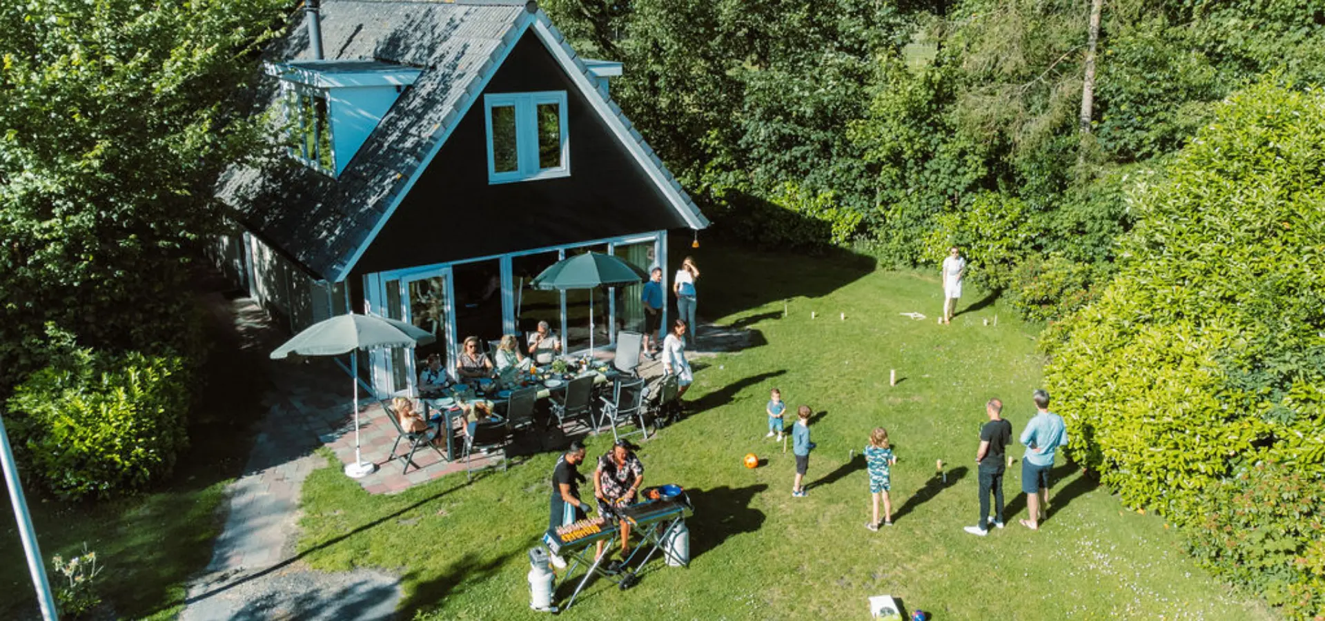 Drone vakantiehuis premium bbq