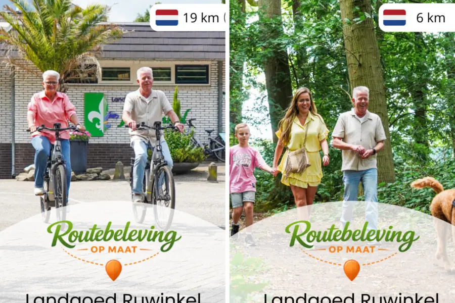 Fietsen en wandelen langs paden en verhalen