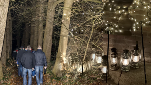 kerstavond pad wandeling Scherpenzeel